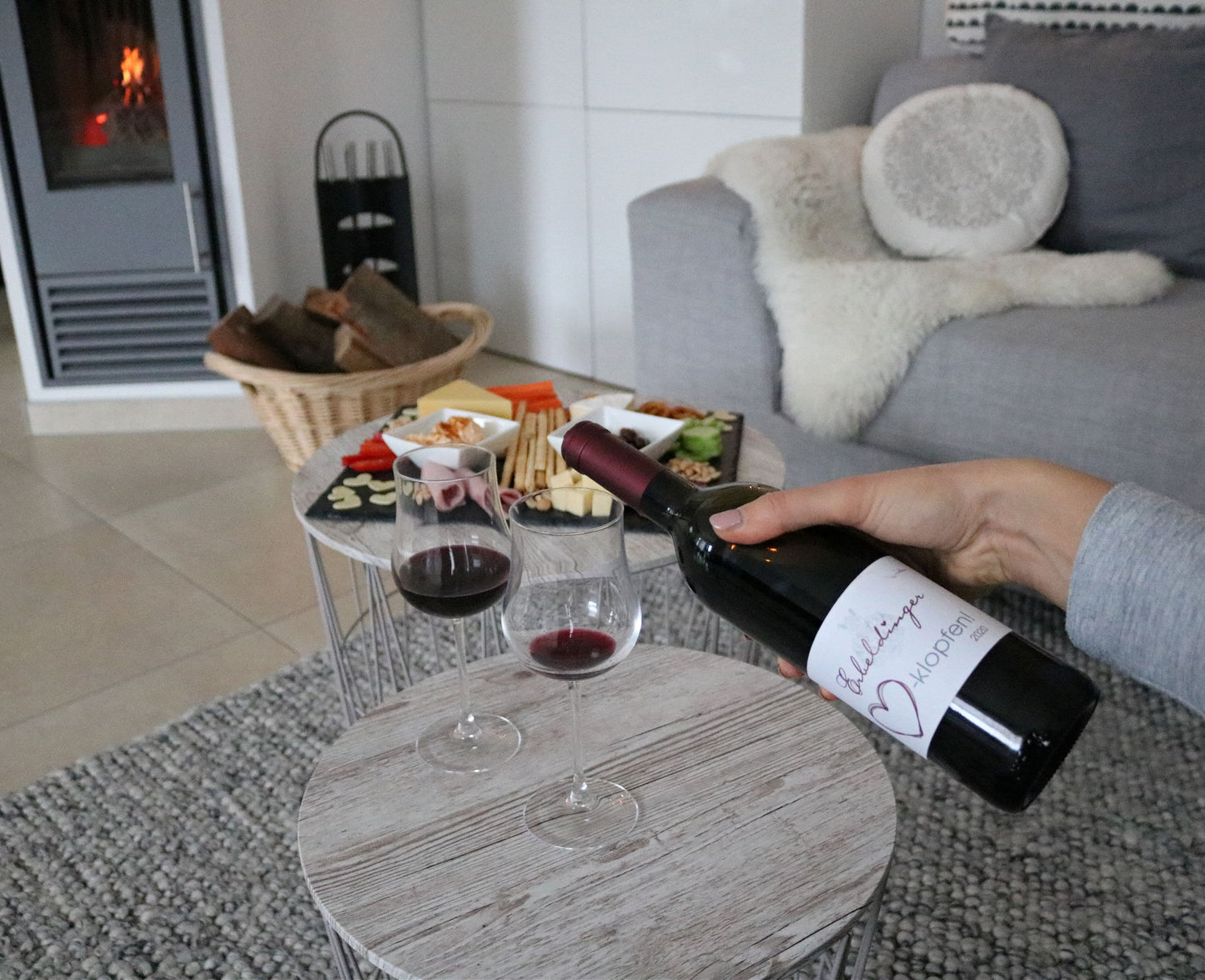 Halbtrockener Rotwein (feinherb)