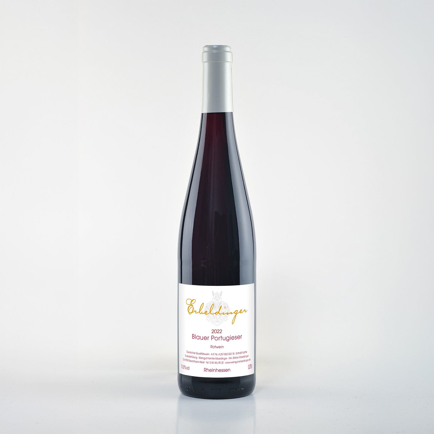 Blauer Portugieser Rotwein lieblich Erbeldinger