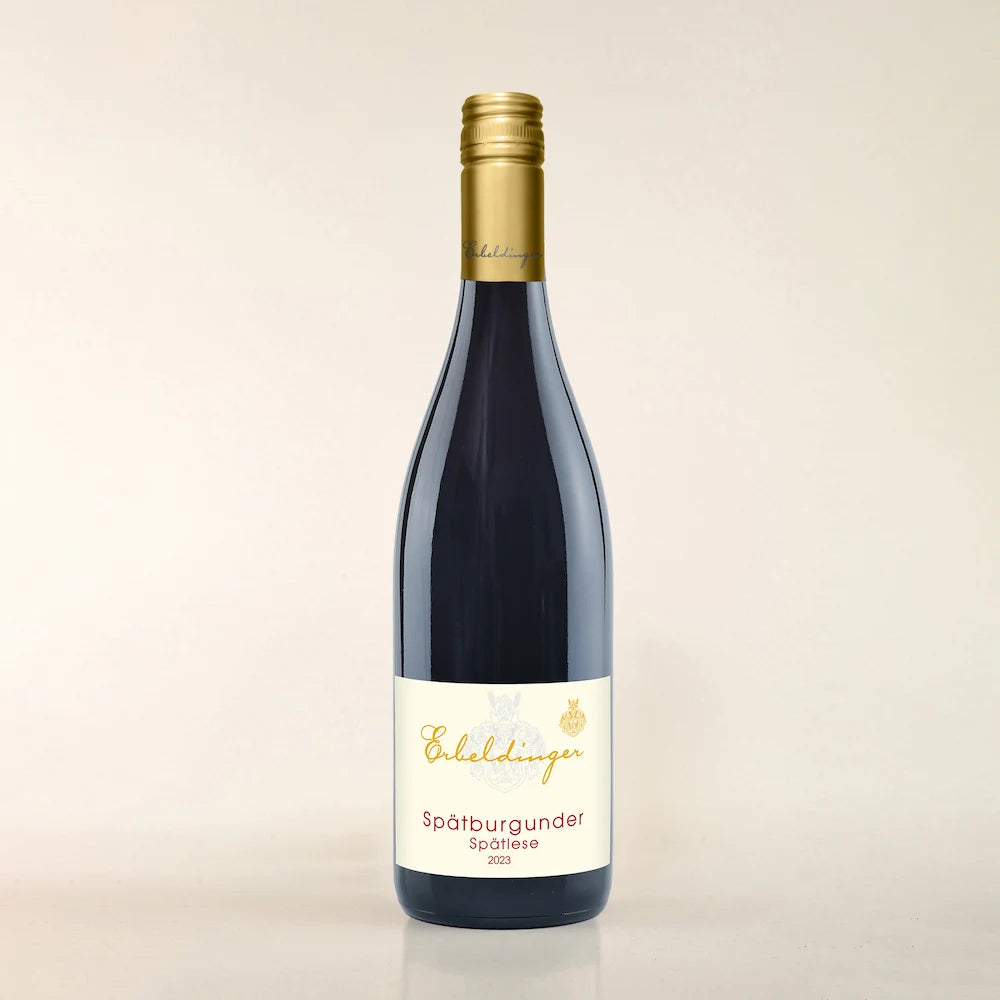 Spaetburgunder Spaetlese Rotwein suess Weingut Familie Erbeldinger