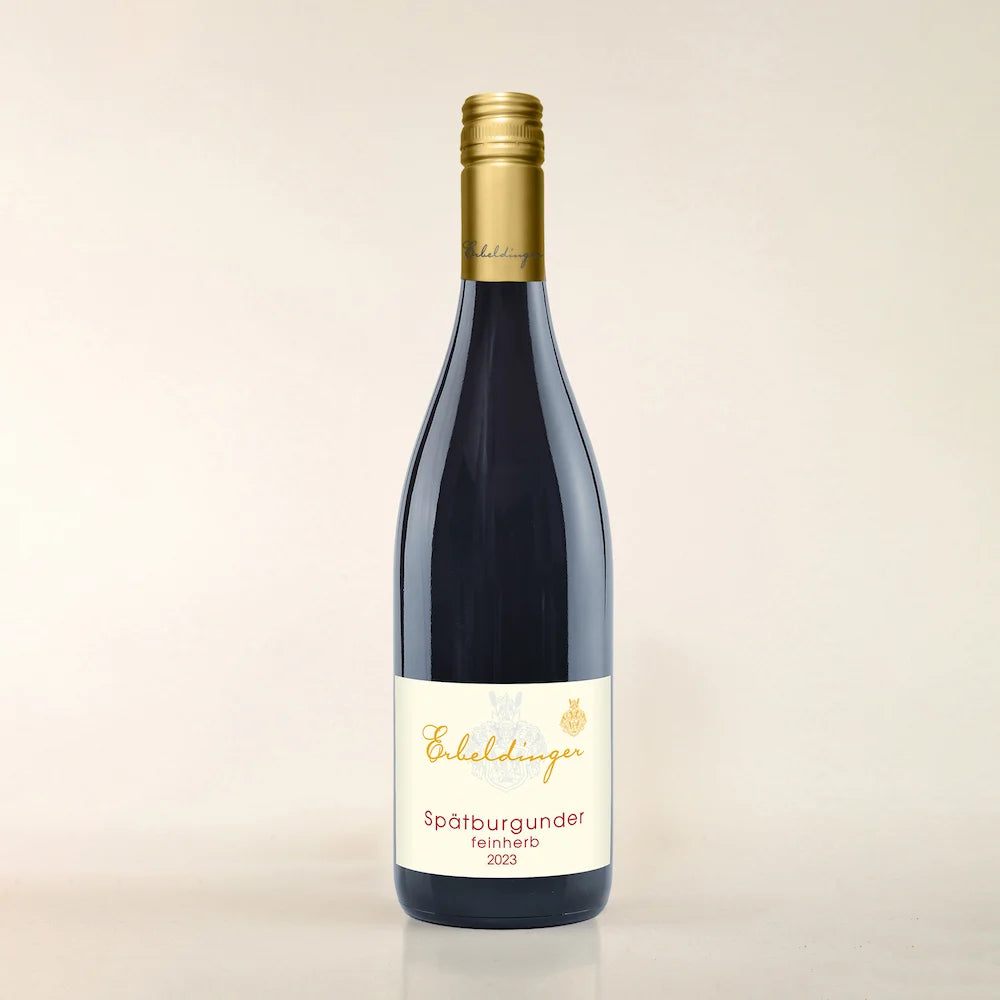 Spaetburgunder Rotwein halbtrocken Weingut Familie Erbeldinger