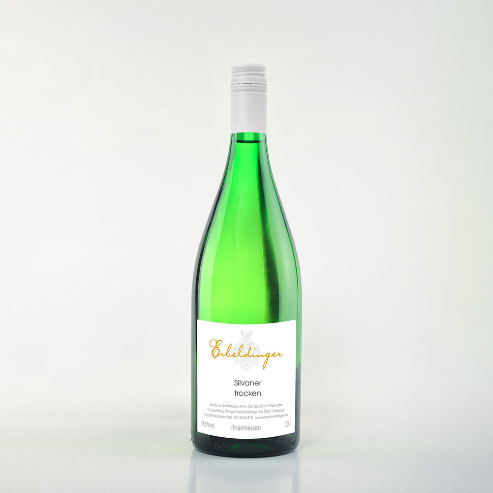 Silvaner trocken Bio Literflasche Erbeldinger