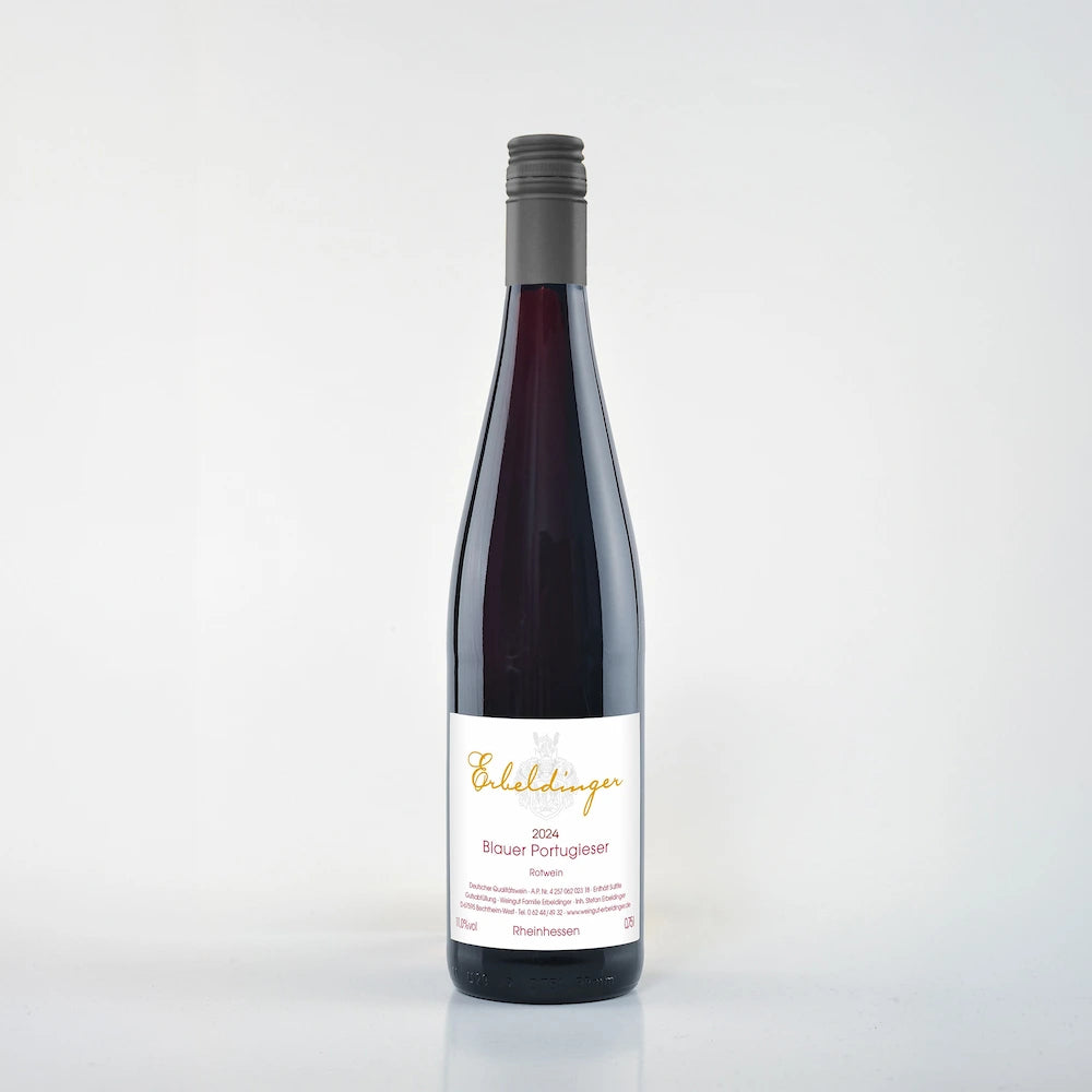 Blauer Portugieser Rotwein lieblich Weingut Familie Erbeldinger