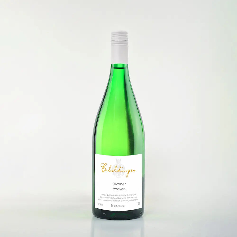 Silvaner trocken Literflasche Weingut Familie Erbeldinger