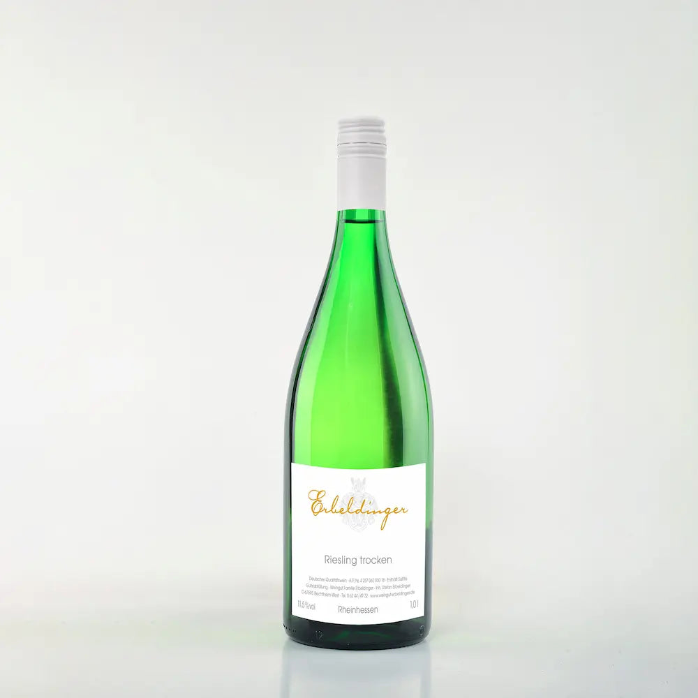 Riesling trocken Literflasche Weingut Familie Erbeldinger