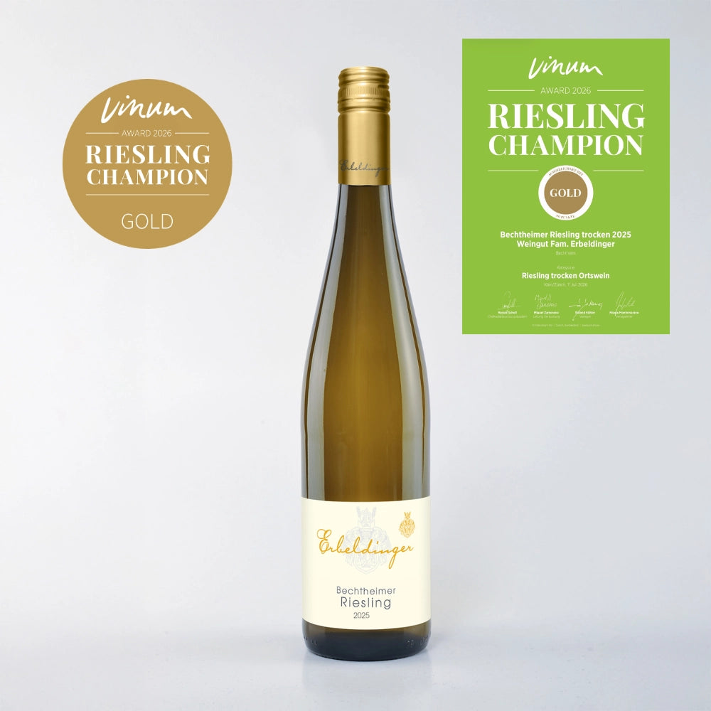 Bechtheimer Riesling Weingut Familie Erbeldinger Gold Vinum Riesling Champion