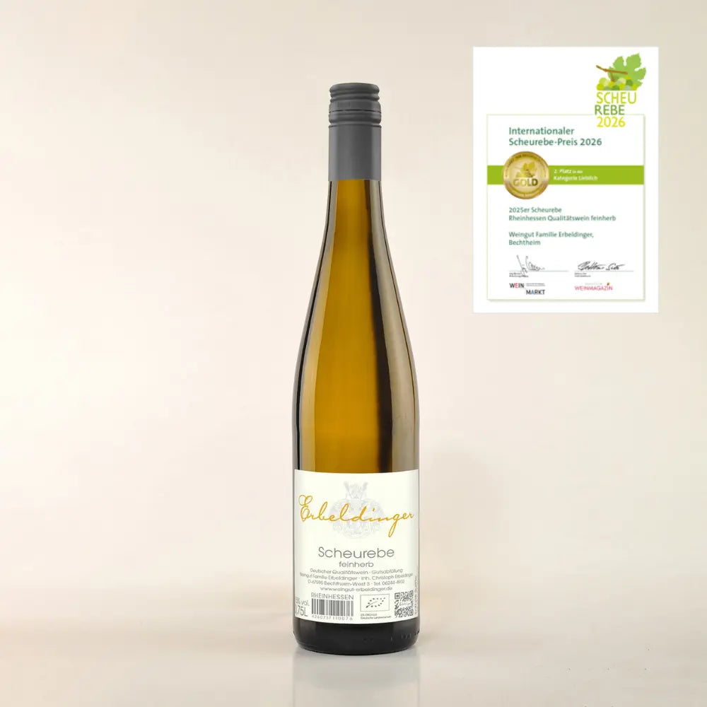 2545_Scheurebe_feinherb_Weingut_Familie_Erbeldinger_mit_Urkunde