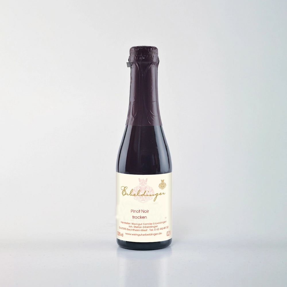 Pinot Noir Sekt rot Piccolo Weingut Familie Erbeldinger