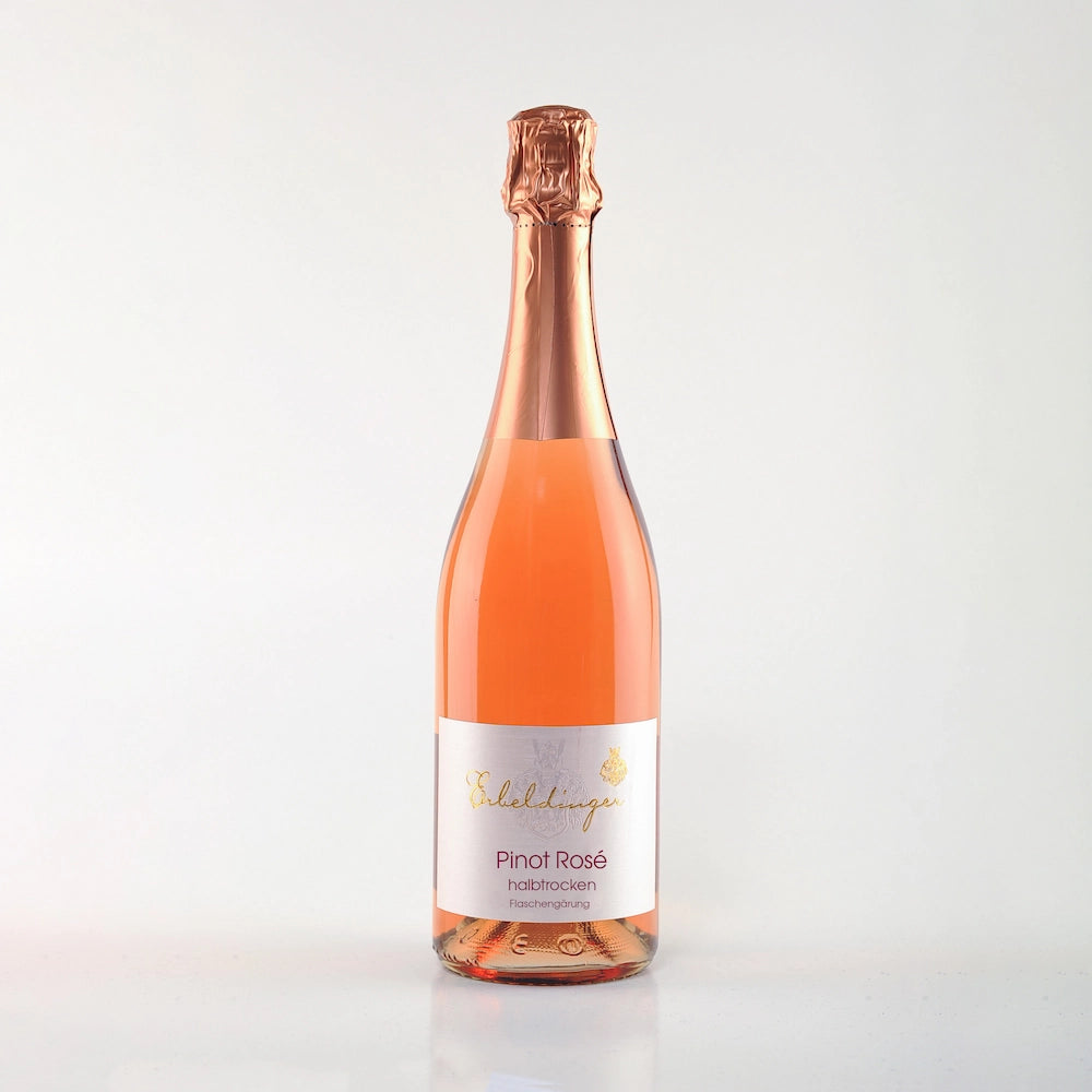 Pinot Rosé Sekt halbtrocken Weingut Familie Erbeldinger