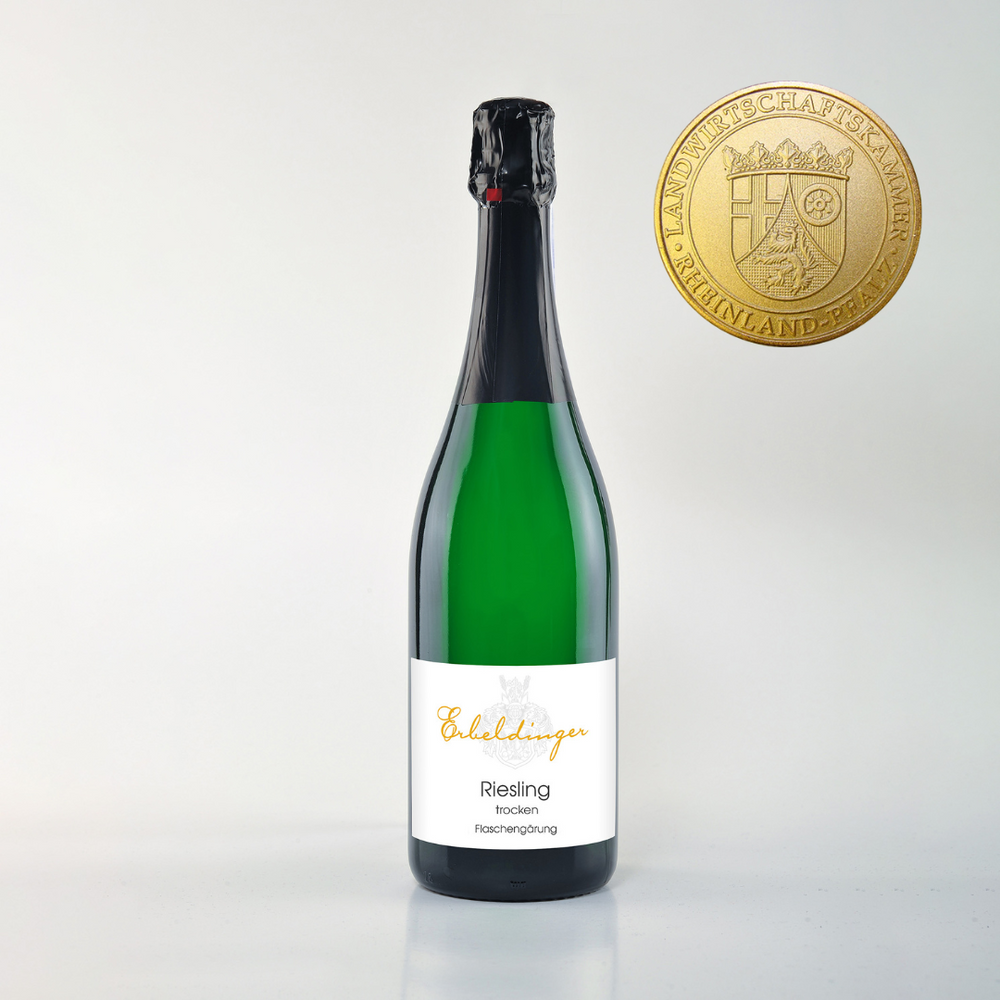 Riesling trocken Sekt Gold Erbeldinger