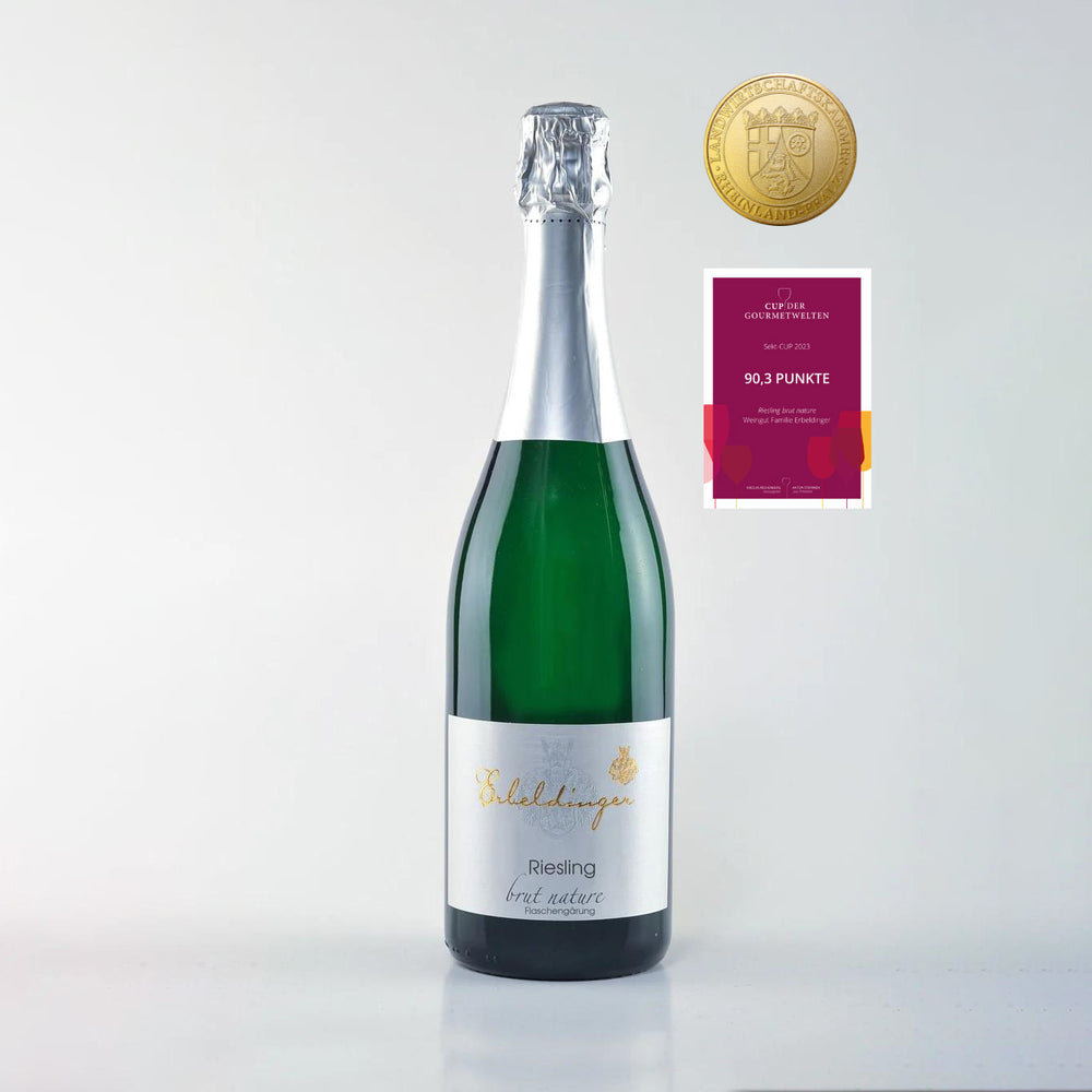 Riesling brut nature Sekt Erbeldinger