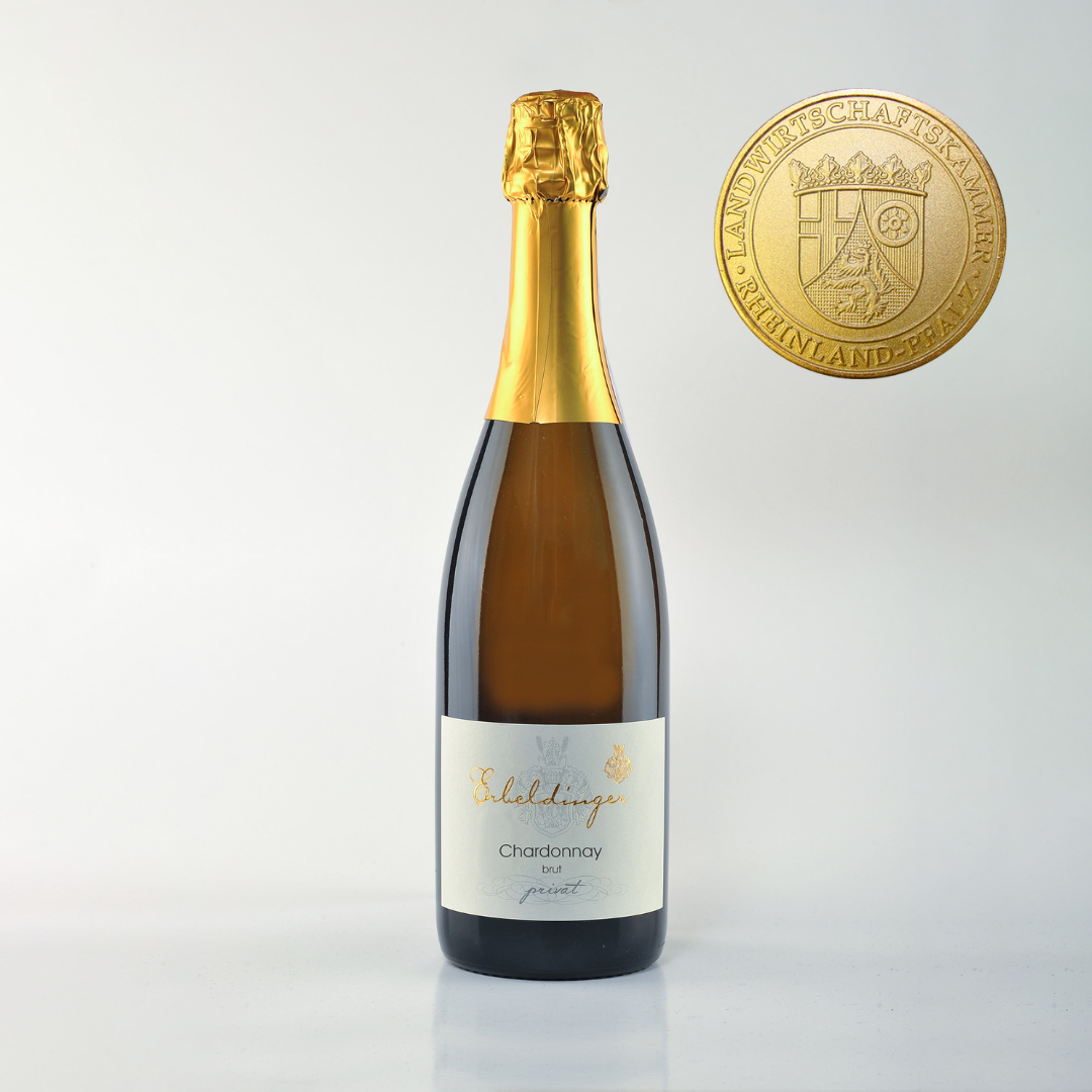 Chardonnay brut Sekt Erbeldinger Gold