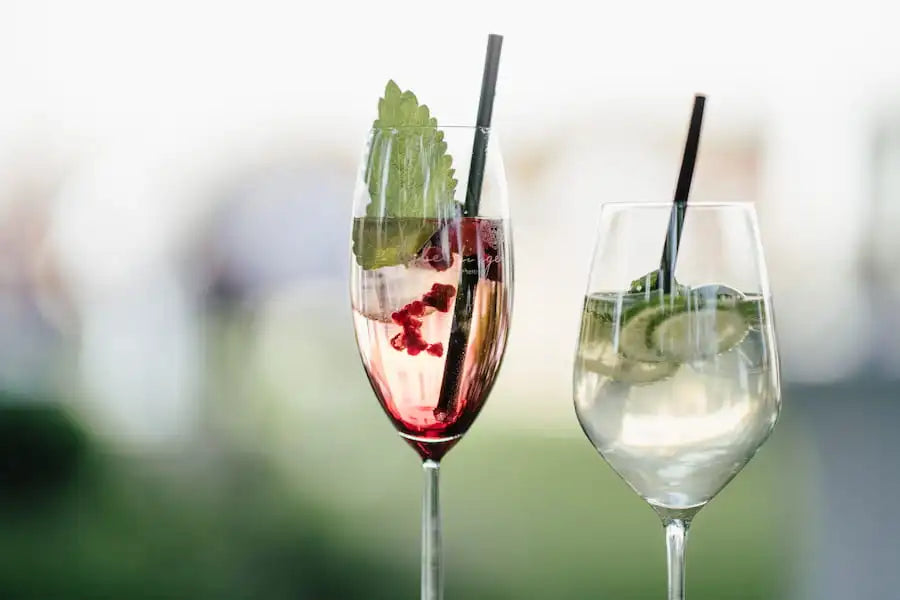 Alkoholfreier Sekt von Erbeldinger im Glas