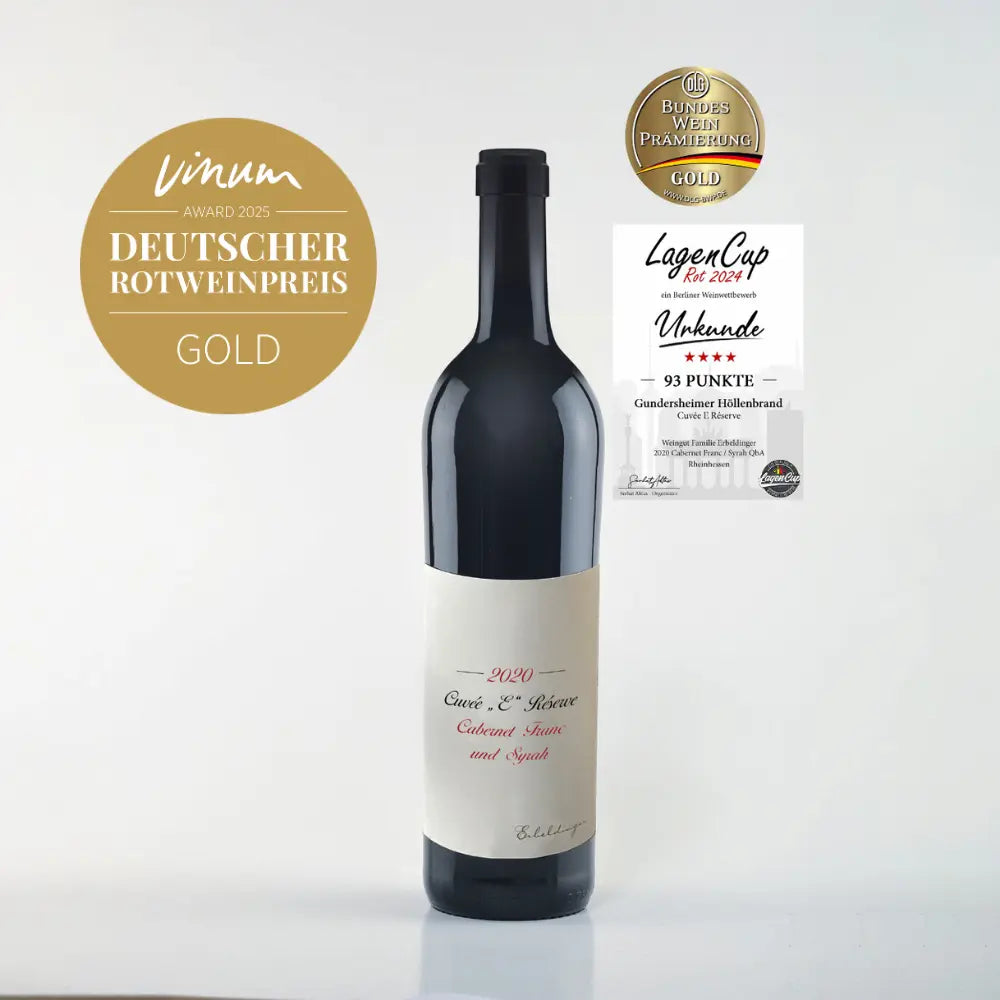 Cuvee E Reserve Rotwein Magnumflasche Weingut Familie Erbeldinger