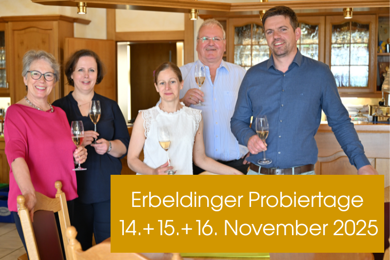 Erbeldinger Probiertage 14.-16.11.25