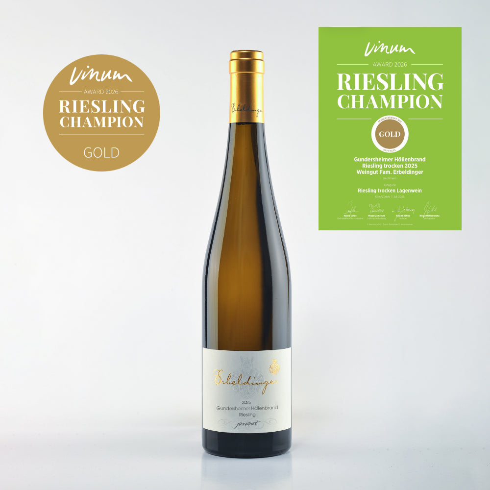 Gundersheimer Höllenbrand Riesling Erbeldinger Gold Vinum Riesling Champion