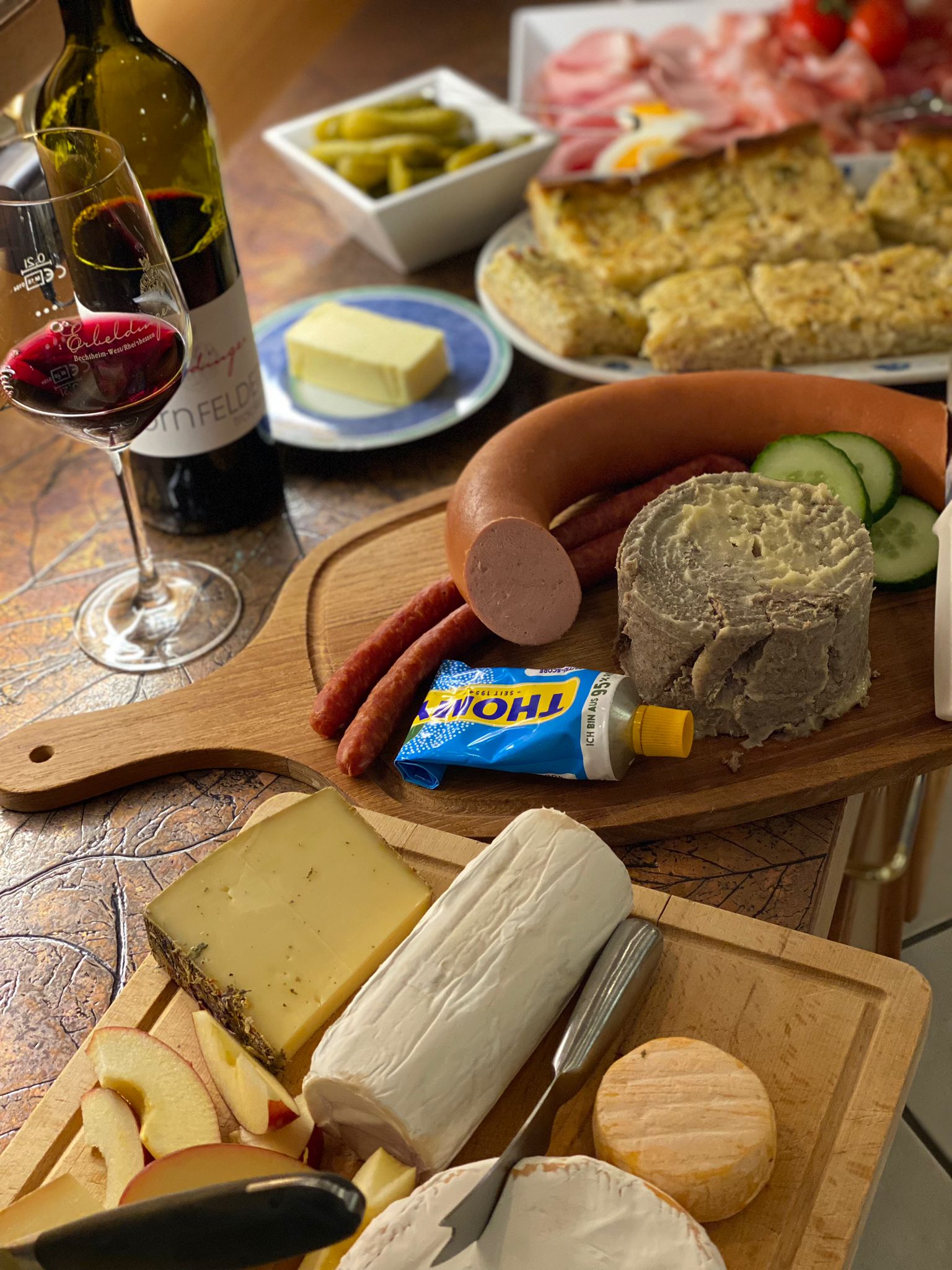 Weinprobe mit Vesper