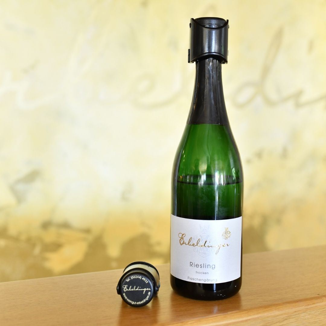 Erbeldinger Sektverschluss mit Flasche